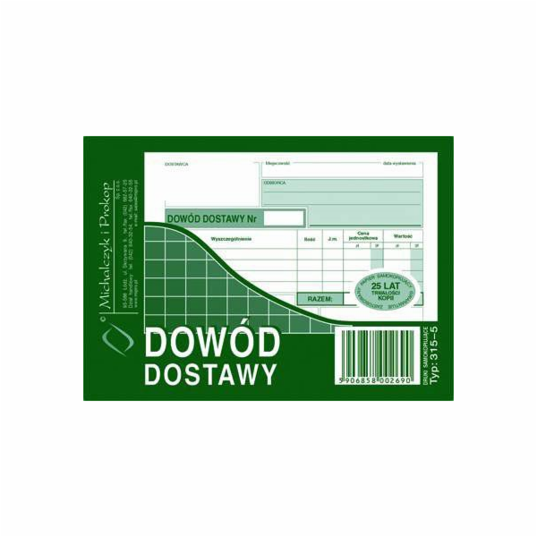 Michalczyk & Prokop Dodací list A6 80 listů samopropisova...