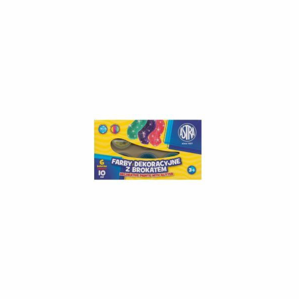 Astra Glitter barvy 6 barev 10 ml