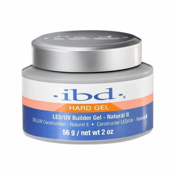 IBD IBD_Hard Builder Gel LED/UV Natural II stavební gel 56g