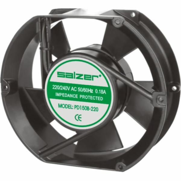 Salzer Ventilátor s kuličkovými ložisky 230V 0,25A 40W 