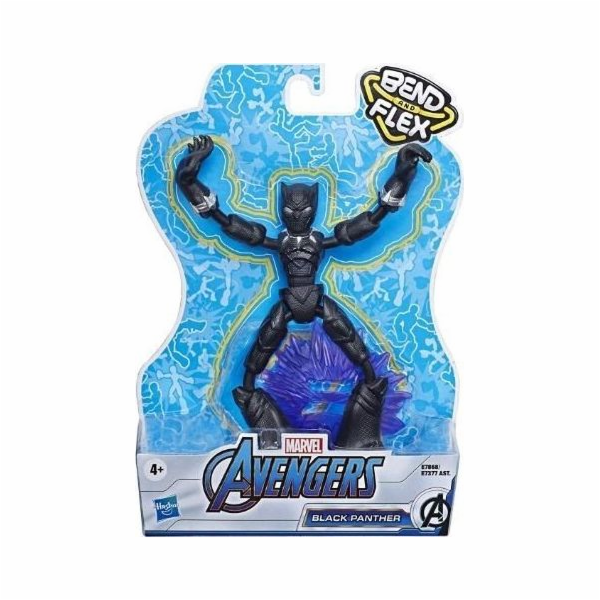 Hasbro Action Figure Avengers Band a Flex Black Panther