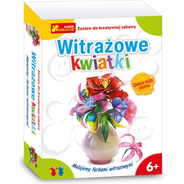 Ranní květiny z barevného skla (257206)
