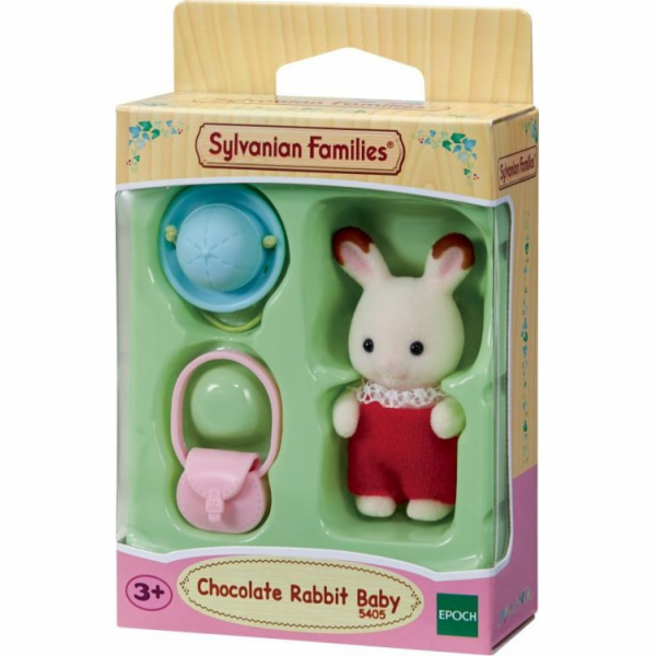 Epoch SYLVANIAN Figurka králíka s čokoládovýma ušima (05405)