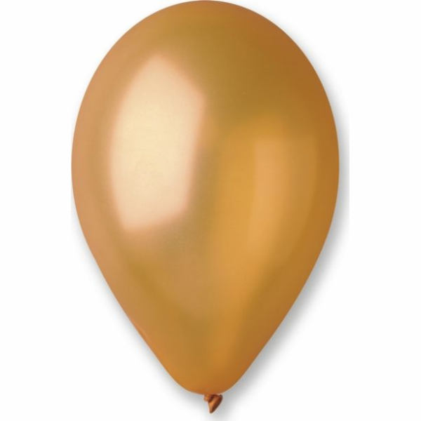 SDM Gold metalický balónek č. 39, 100 ks, průměr 26 cm (1...