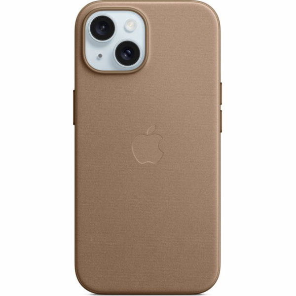 iPhone 15 FineWoven Case with MS - Taupe