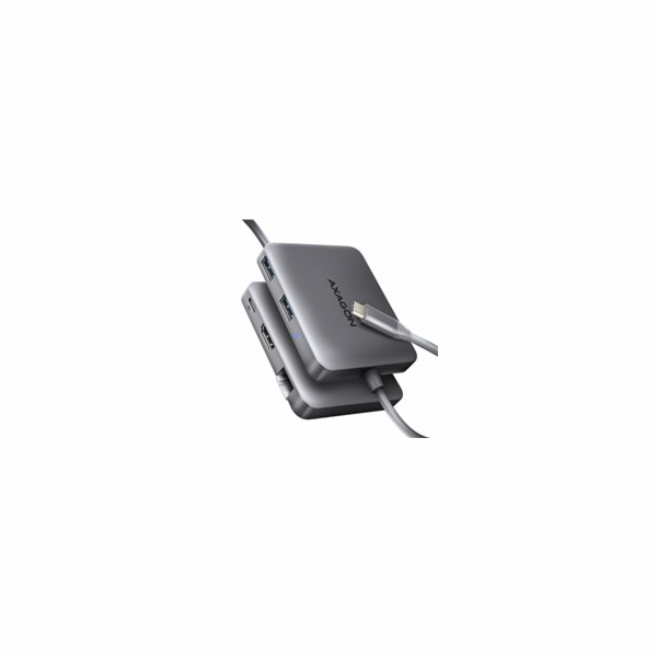 AXAGON HMC-5HL USB 5Gbps hub, 2x USB-A, HDMI 4k/60Hz, RJ-...