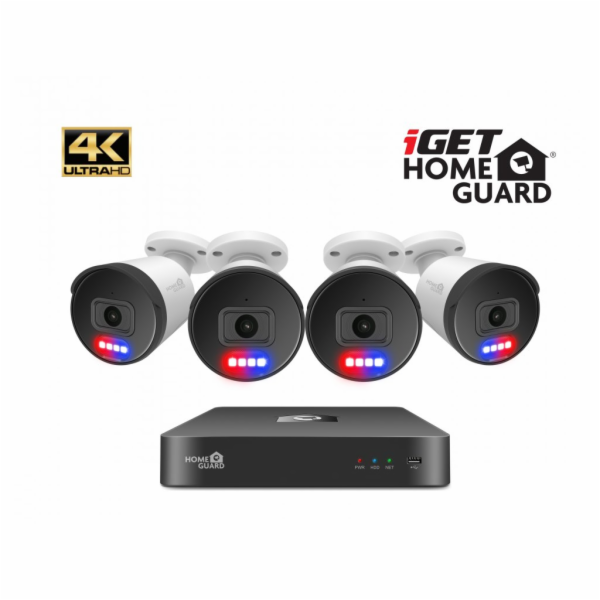 iGET HOMEGUARD HGNVK88504 - PoE 4K UltraHD NVR CCTV 8CH +...