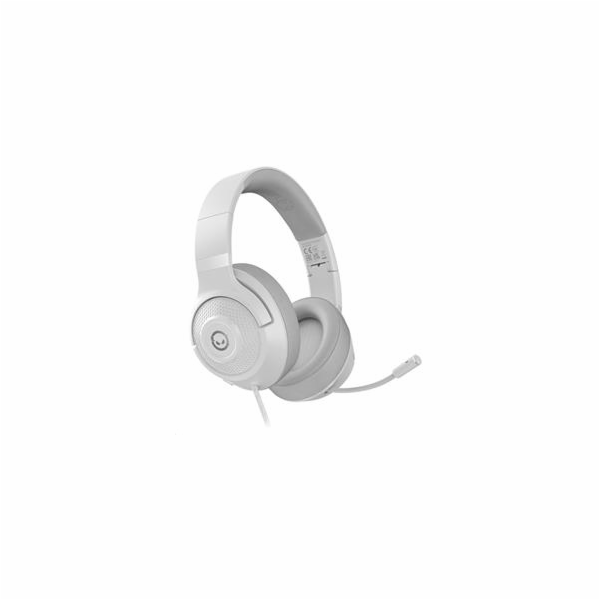 LORGAR herní headset Noah 101 drátový, 3.5 jack, 2m, bílá