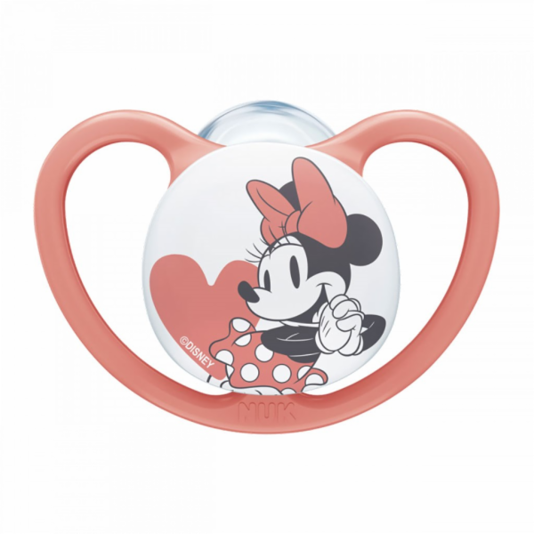 Šidítko Space NUK 6-18m Disney Mickey Mouse bílá Vel.6-18 m