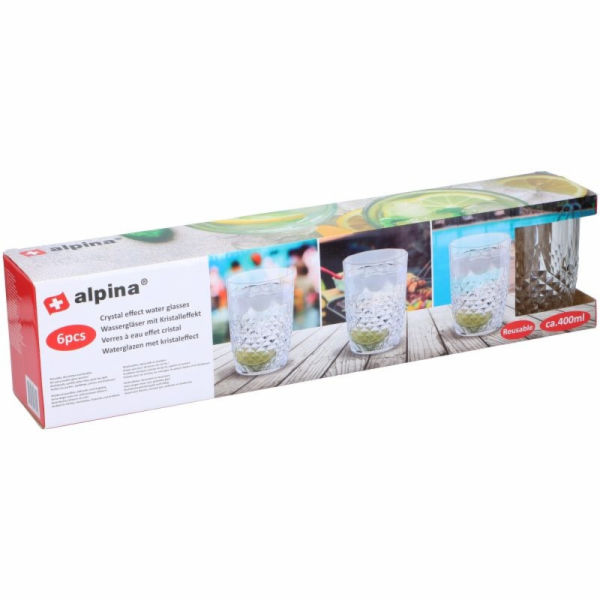 Sklenice na alko i nealko sada 6 ks 400 ml ED-205304