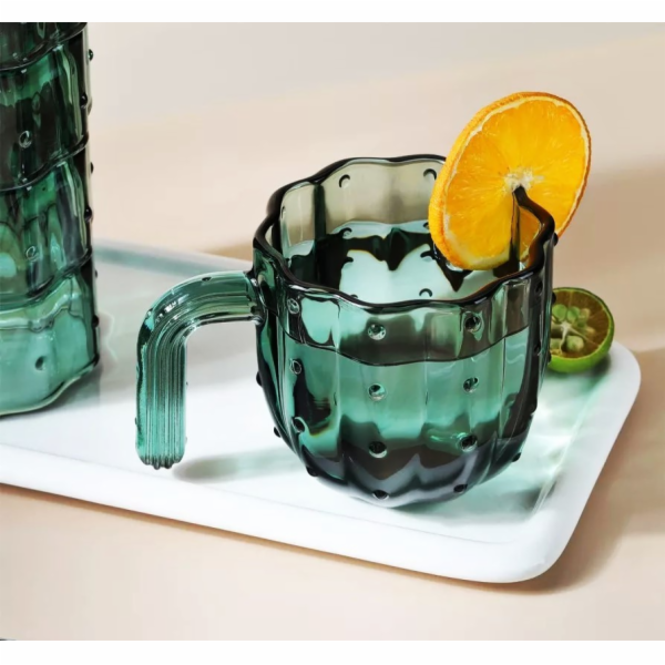 Sklenice na limonádu stohovatelné sada 4 ks kaktus ED-223999