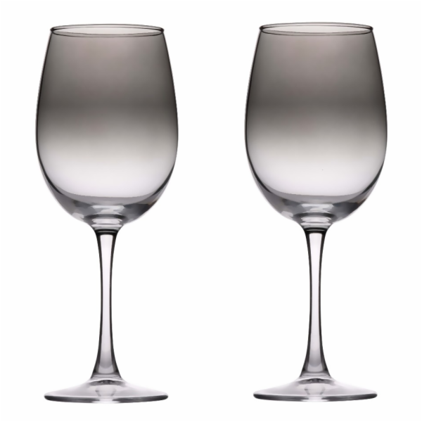 Sklenice na víno sada 4 ks 465 ml kouřová ED-224043