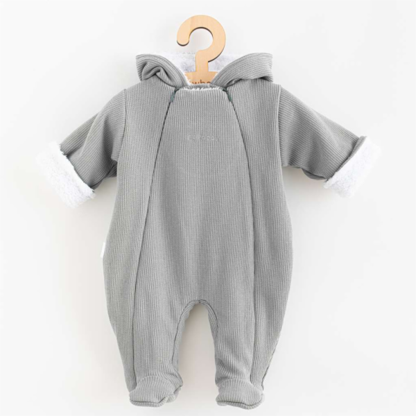 Kojenecká kombinéza s kapucí New Baby Frosty grey Vel.68 ...