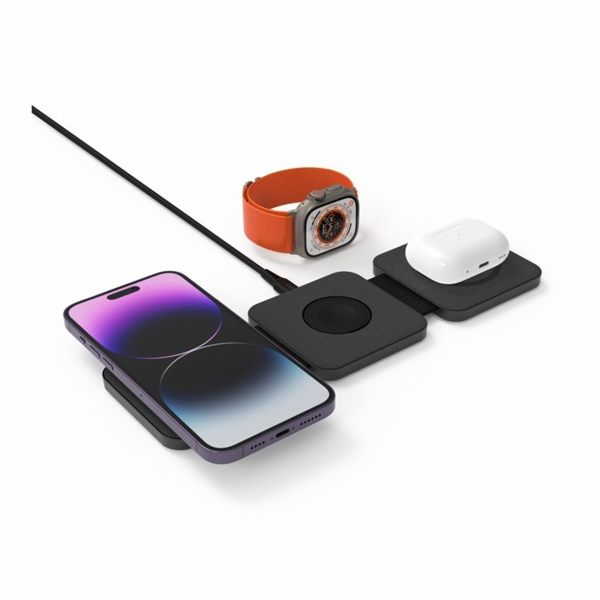 Nabíječka FIXED MagFlex 3v1 s podporou MagSafe, 15W+5W+2....