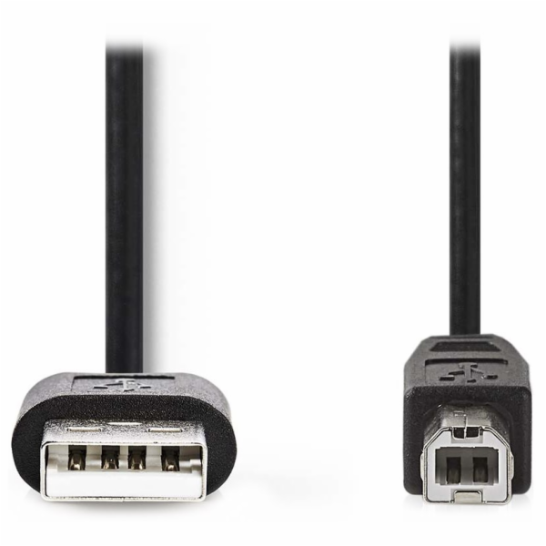 Nedis CCGL60101BK30 USB na USB-B, USB 2.0, zástrčka USB, ...