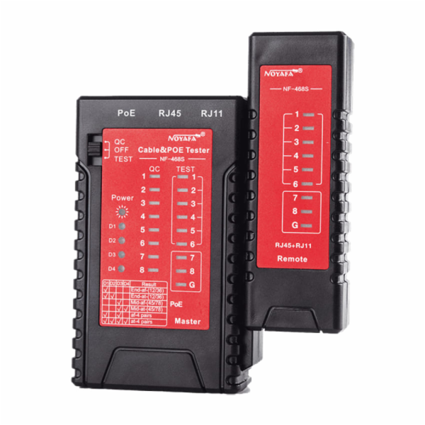 W-star Tester kabelů UTP WSNF468S test POE 802.3at UTP/ST...