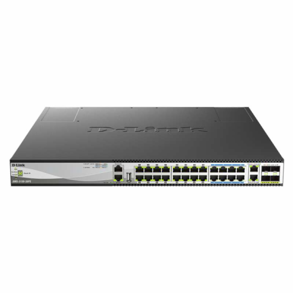 D-Link DMS-3130-30TS/E L3 Stck. Mng. switch 24x 2,5GBASE-...