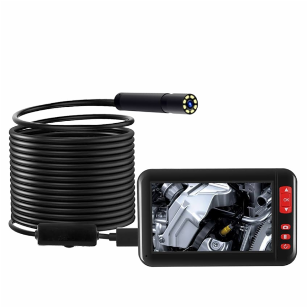 W-Star Endoskopická kamera WSP20, LCD 1080P HD 4,3", sond...