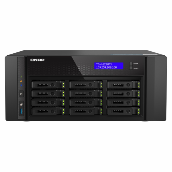 QNAP TS-h1290FX-7302P-256G (AMD EPYC, 256GB ECC RAM, 12x ...