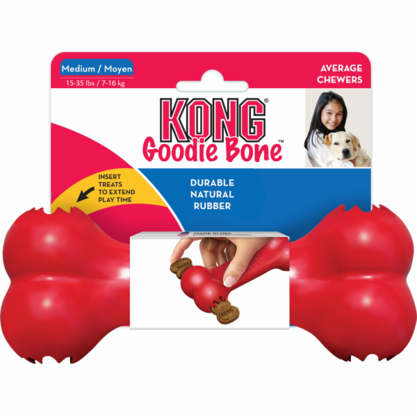 KONG Hračka kost Goodie M