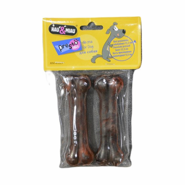 Hau&Miau LISOVANÁ ČOKOLÁDOVÁ KOST, 12,5 cm, 2 ks/bal., 90...