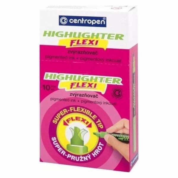 Centropen FLEXI 8542 zvýrazňovač oranžový (10 ks)