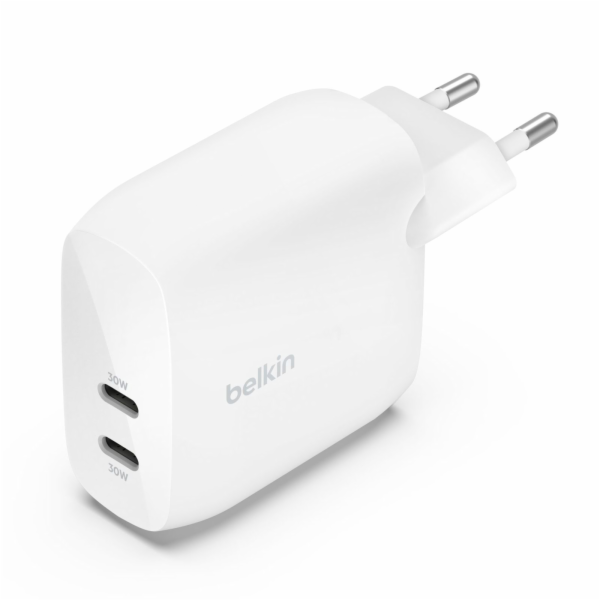 Belkin BOOST Charge 60W USB-C Dual, Power Del.weiß  WCB01...