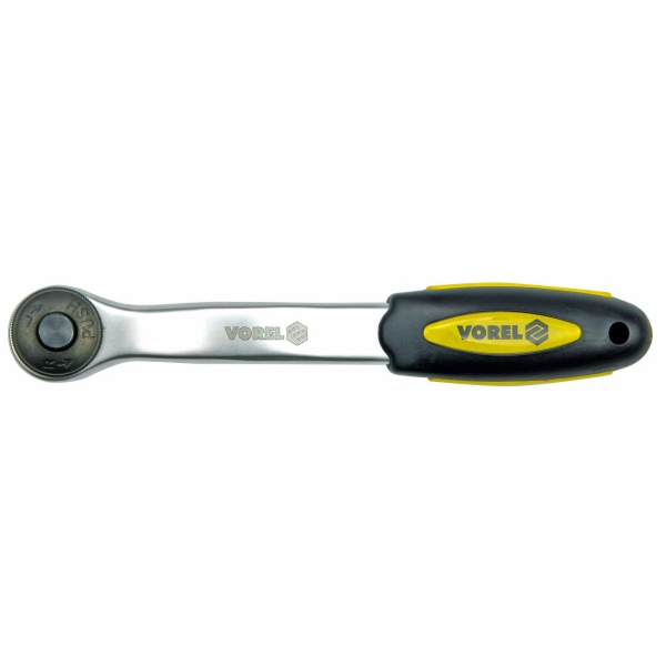 Ráčna 1/4" 150 mm vyhnutá CrV 72 zubů TOYA