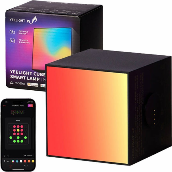 Yeelight CUBE Smart Lamp -  Light Gaming Cube Panel - Exp...