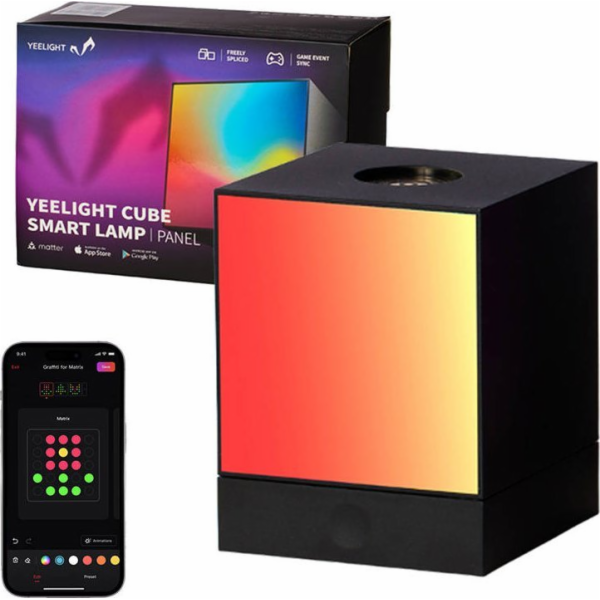 Yeelight CUBE Smart Lamp -  Light Gaming Cube Panel - Roo...