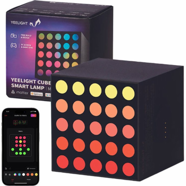 Yeelight CUBE Smart Lamp -  Light Gaming Cube Matrix - Ex...
