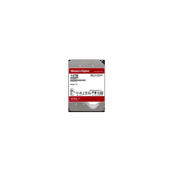 WD RED Pro NAS WD142KFGX 14TB SATAIII/600 512MB cache, 25...