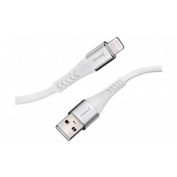 Intenso USB Cable A315L Nylon 1,5m white USB-A / Lightnin...