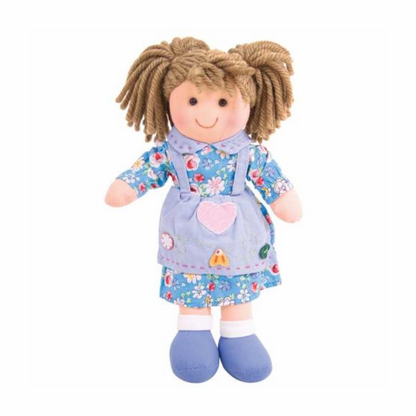 Panenka Bigjigs Toys látková Grace 28 cm