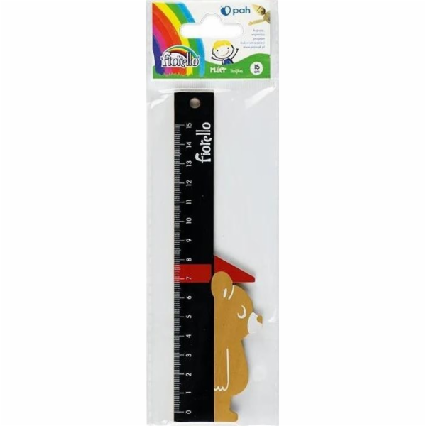 Fiorello Dřevěné pravítko 15cm FIORELLO odměrka na medvídka