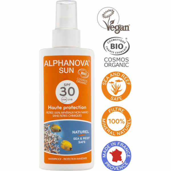 Alphanova Alphanova Sun Bio opalovací sprej, filtr SPF30,...