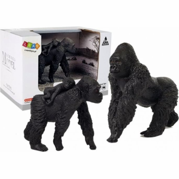 Figurka zvířat LEANToys - Gorily (7118)