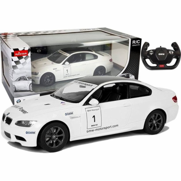 Rastar Auto R/C BMW M3 Rastar 1:14 White pro dálkové ovlá...