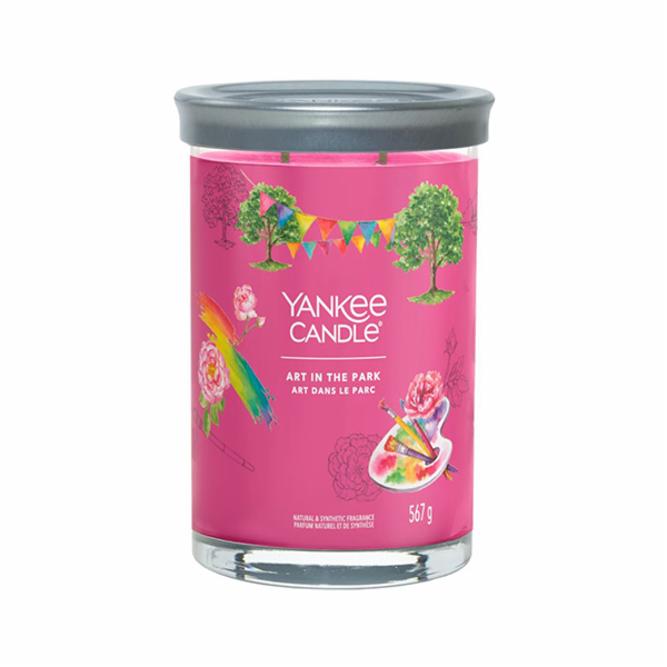 Svíčka ve skleněném válci Yankee Candle, Umění v parku, 5...
