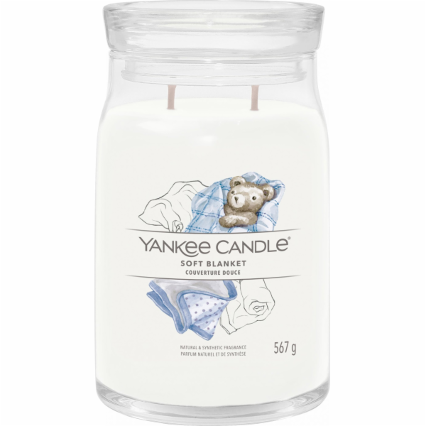 Svíčka Yankee Candle Signature velká, Soft Blanket, Jemná...
