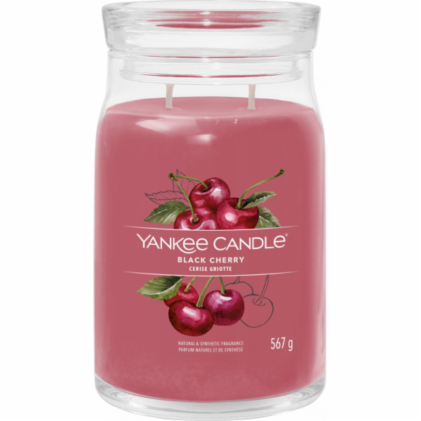 Svíčka ve skleněné dóze Yankee Candle, Zralé třešně, 567 g