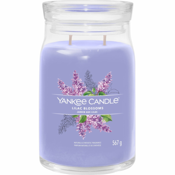 Svíčka ve skleněné dóze Yankee Candle, Šeříkové květy, 567 g