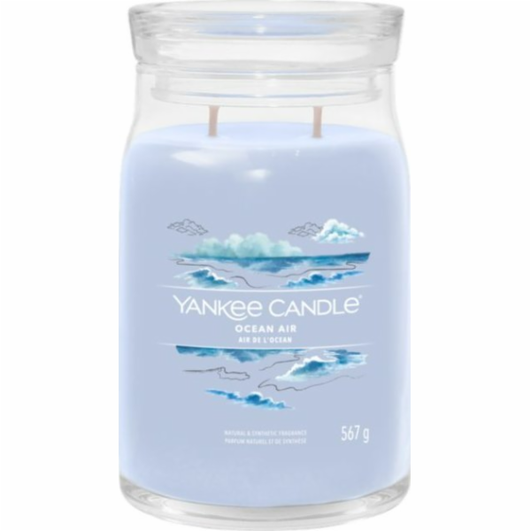 Svíčka ve skleněné dóze Yankee Candle, Oceánský vzduch, 5...