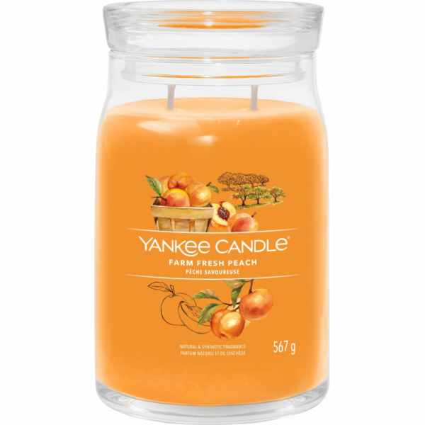Svíčka ve skleněné dóze Yankee Candle, Čerstvá farmářská ...