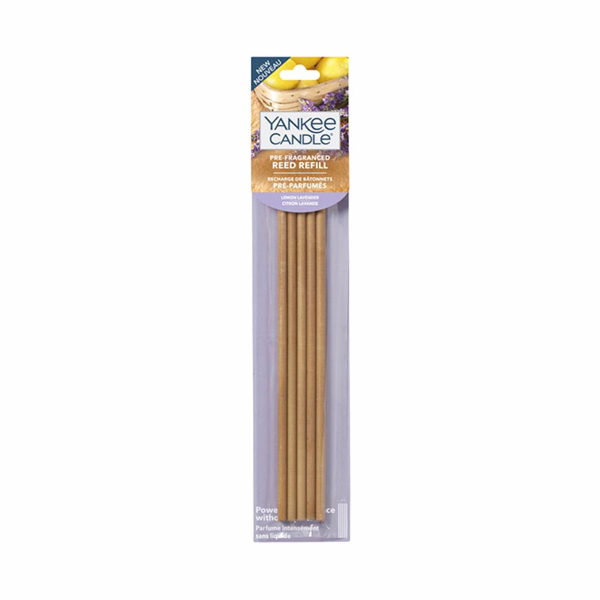 Nádradní stébla Yankee Candle, Citrón a levandule, 5 ks