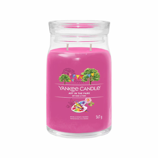 Svíčka ve skleněné dóze Yankee Candle, Umění v parku, 567 g