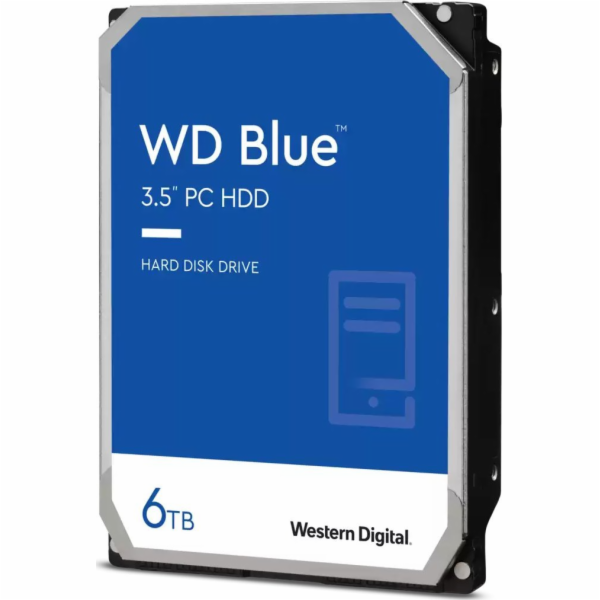 Disk Western Digital Blue 6TB 3,5", SATA III, 256MB, 5400RPM