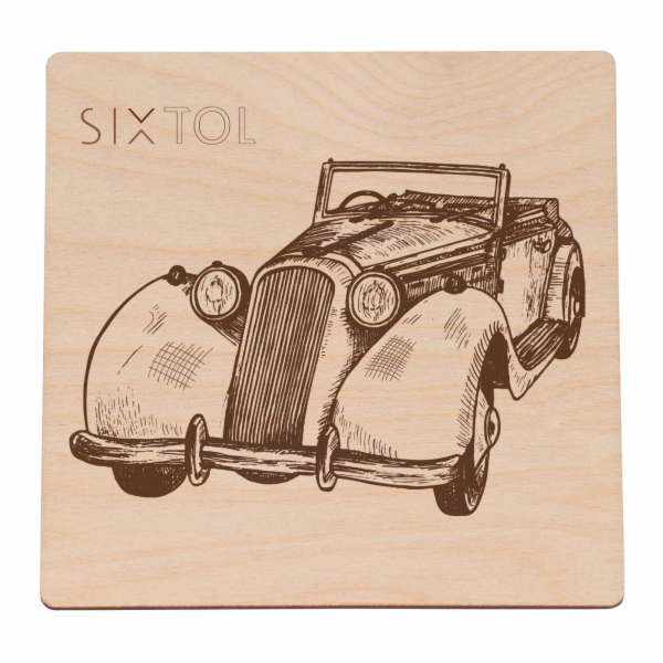 Dřevěné destičky CREATIVE WOOD SET 5, 10 x 10 cm SIXTOL