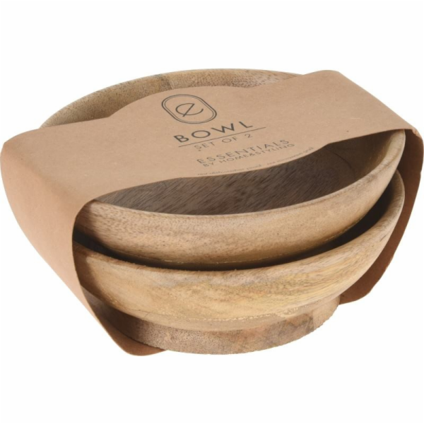 Sada dřevěných misek 2 ks pr. 16 cm KO-A50100030
