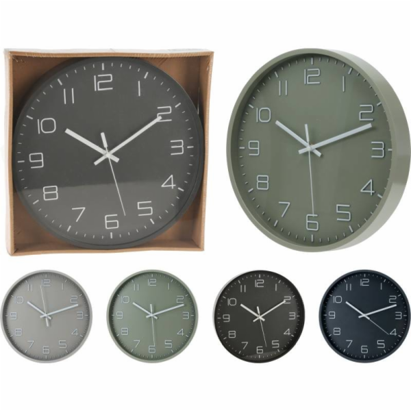 Hodiny nástěnné 30 cm žlutá písková KO-HZ1601300zlut